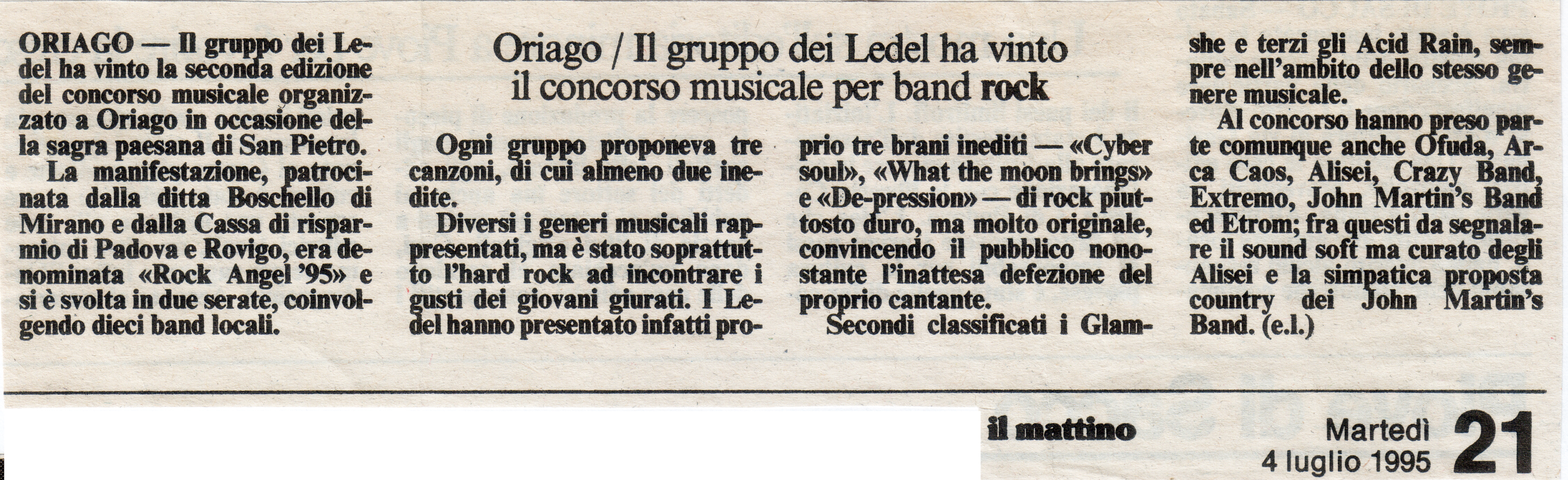 Oriago 1995